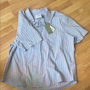 Goodfellow & Co Blue and Red Casual Button Down Shirt